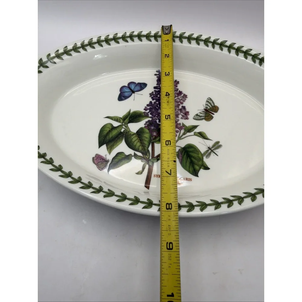 Portmeirion Casserole Botanic Garden Lilac Au Gratin Baking/Serving Dish Handles